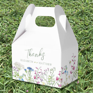 Wildblume Wiese Blumenstrauß Kunst Hochzeit Geschenkschachtel