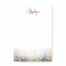 Wildblume-Wiese in Monogramm für Bloomname
