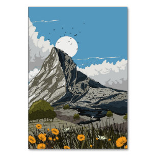 Wildblume Wiese Tischnummer