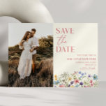 Wildblume Wild Blume Blumengarten Foto Hochzeit Save The Date<br><div class="desc">Dies ist ein Wildblume Wild Blume Blumengarten Custom Picture Foto Wedding Save the Date Card!</div>