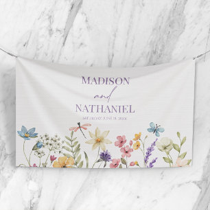 Wildblume Wild Blume Blumengarten Hochzeit Banner