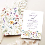 Wildblume Wild Blume Blumengarten Hochzeit Einladung<br><div class="desc">Dies ist eine Wildblume Wild Blume Blumengarten Hochzeit Einladung!</div>
