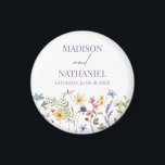 Wildblume Wild Blume Blumengarten Hochzeit Magnet<br><div class="desc">Das sind Wildblume Wild Blume Blumengarten Hochzeitsmagnete!</div>