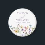 Wildblume Wild Blume Blumengarten Hochzeit Magnet<br><div class="desc">Das sind Wildblume Wild Blume Blumengarten Hochzeitsmagnete!</div>