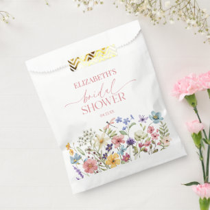 Wildblume Wild Blume Blumenstrauß Brautparty Geschenktütchen