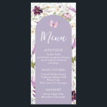 Wildblume Wild ONE Butterfly Garden Party Menü Menükarte<br><div class="desc">Wildblume Wild ONE Butterfly Garden Party Menükarte Die Aufnahme kann jederzeit geändert werden</div>