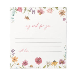 Wildblume will Notecards | WILDBLUME Notizblock