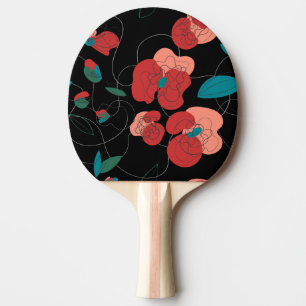 Wildblume Wonderland   Stilisierte Blume Tischtennis Schläger