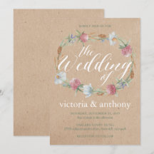 Wildblume Wraath on Kraft Country Wedding