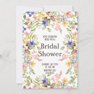 WildblumeBridal Dusche Einladung