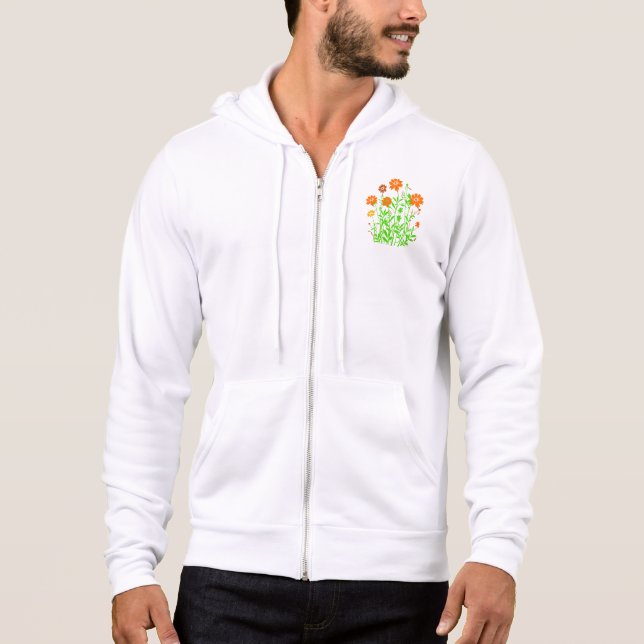 Wildblumen-79156 Hoodie (Vorderseite)