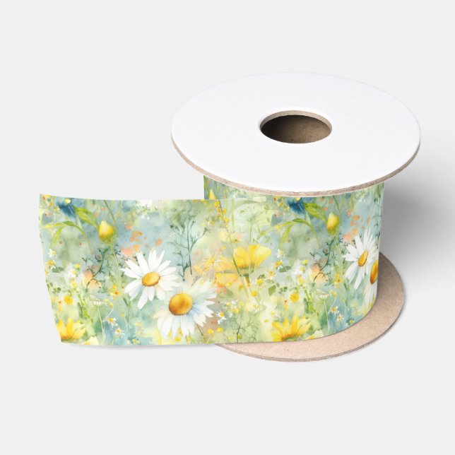 Wildblumen Albergo San Giorgio Satinband (Spule)