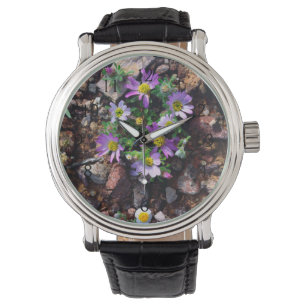 Wildblumen Armbanduhr