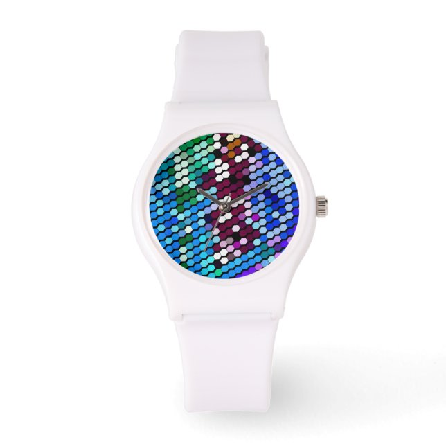 WILDBLUMEN ARMBANDUHR (Vorderseite)