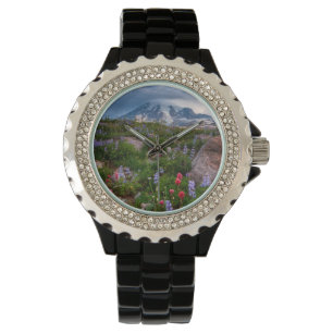 Wildblumen Armbanduhr