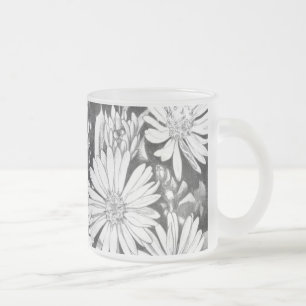 Wildblumen Art Beer Glass Honey Bee & Blume Cup Mattglastasse