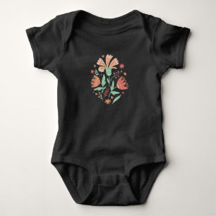 Wildblumen Baby Strampler