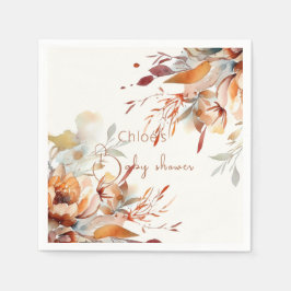 Wildblumen Babydusche Serviette