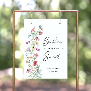 Wildblumen Babys sind süß Poster