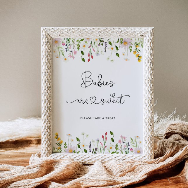 Wildblumen Babys sind süßes Poster (Von Creator hochgeladen)