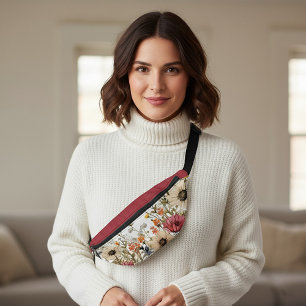 Wildblumen Bauchtasche