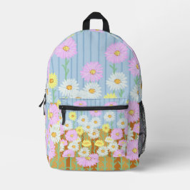 Wildblumen Bedruckter Rucksack