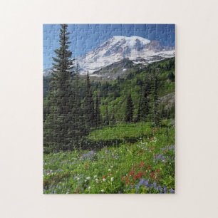 Wildblumen beim Mount Rainier