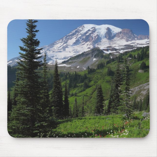 Wildblumen beim Mount Rainier Mousepad (Vorne)