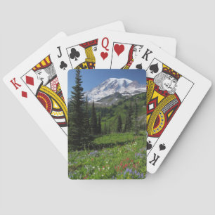 Wildblumen beim Mount Rainier Spielkarten