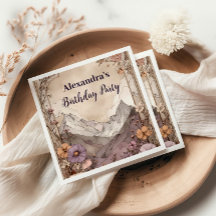 Wildblumen-Berg-Geburtstags-Eleganz