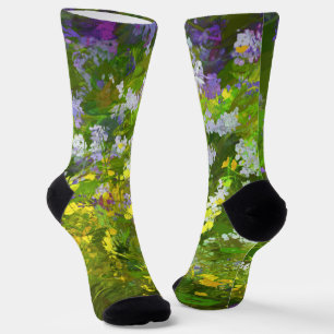 Wildblumen Bilder der originalen Blume Socken
