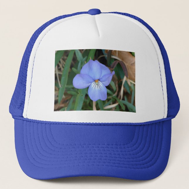 Wildblumen Birds-Foot Violet IV Hot Springs Gesche Truckerkappe (Vorderseite)