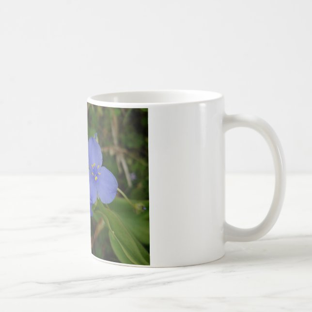 Wildblumen Blue Spiderwort Heiße Quellen AR Gesche Kaffeetasse (Rechts)