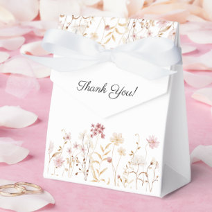 Wildblumen-Blumen-Babyshower-Dekoration Danke schö Geschenkschachtel