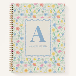 Wildblumen Blumen Personalisiert Notizbuch