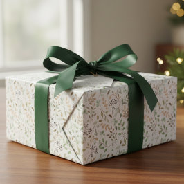 Wildblumen Boho Geschenkpapier