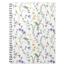 Wildblumen-Botanik-Muster