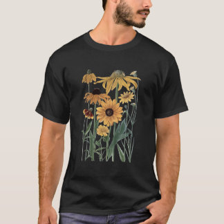 Wildblumen-Botanischer-Pflanzengarten T-Shirt