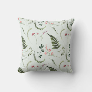 Wildblumen Botanisches Muster Kissen