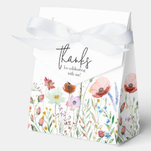 Wildblumen-Brautjunggesellinnenabschied große Plan Geschenkschachtel