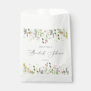 Wildblumen Brautparty Geschenktütchen