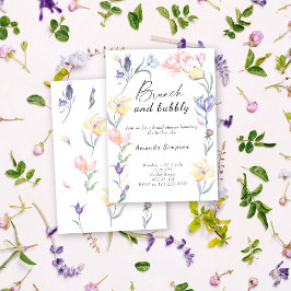 Wildblumen - Brunch und Brautparty Einladung