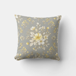 Wildblumen Buttermilch Samt Kissen
