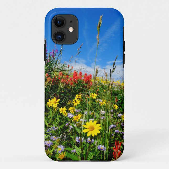Wildblumen Case-Mate iPhone Hülle (Rückseite)
