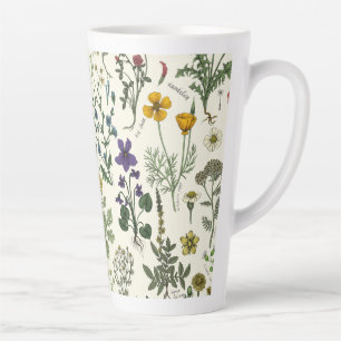 Wildblumen-Collage Milchtasse