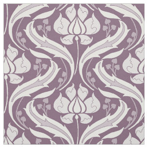 Wildblumen Damask Eggplant Stoff