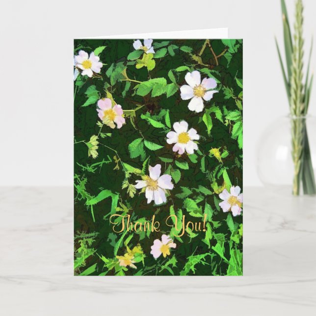 WILDBLUMEN DANKESKARTE (Vorderseite)