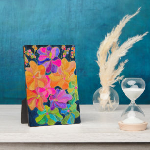 Wildblumen Dark Academia Tabletop Plaque Fotoplatte