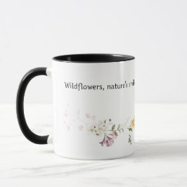 Wildblumen, das Lächeln der Natur Tasse