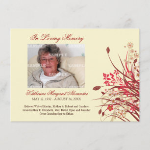 Wildblumen-Denkmal-Mitteilung Einladung